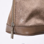 Louis Vuitton Monogram Satin Little Alma Beige Silver Handbag — view 3