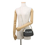 Celine Shoulder Bag Triomphe Leather White — view 4