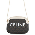 Celine Shoulder Bag Triomphe Leather White