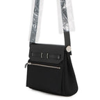 Hermes Shoulder Bag Herbag Zip Mini Black Silver Toile Ash Vache Hunter — view 2
