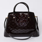 Louis Vuitton Purple 2-Way Bag Montaigne BB Monogram Vernis Handbag