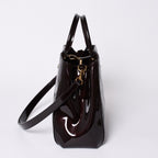 Louis Vuitton Purple 2-Way Bag Montaigne BB Monogram Vernis Handbag — view 4