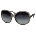 Chanel Sunglasses CC Logo Quilted Gray Black Eyewear