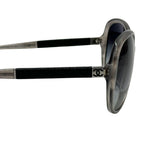 Chanel Sunglasses CC Logo Quilted Gray Black Eyewear — view 3