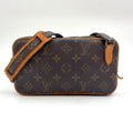 Louis Vuitton Ma Roulis Bandouliere Monogram Leather Brown Shoulder Bag Gold