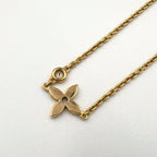 Louis Vuitton Pendentif Monogram Idylle 1 Point Diamond Pink Gold Necklace — view 2