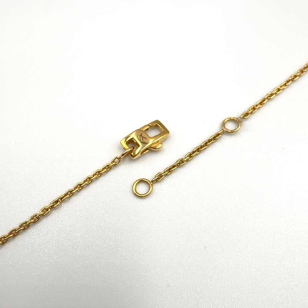 Louis Vuitton Pendentif Monogram Idylle 1 Point Diamond Pink Gold Necklace — view 8