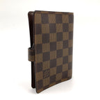 Louis Vuitton Agenda PM Damier Brown Notebook Cover Gold — view 2