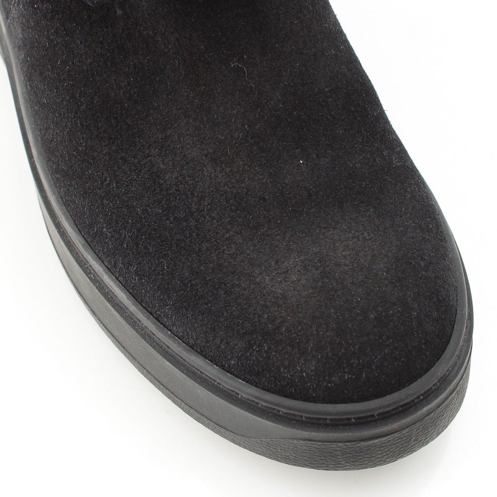 Louis Vuitton Boa Snowdrop Line Monogram Shearling Boots Black — view 6