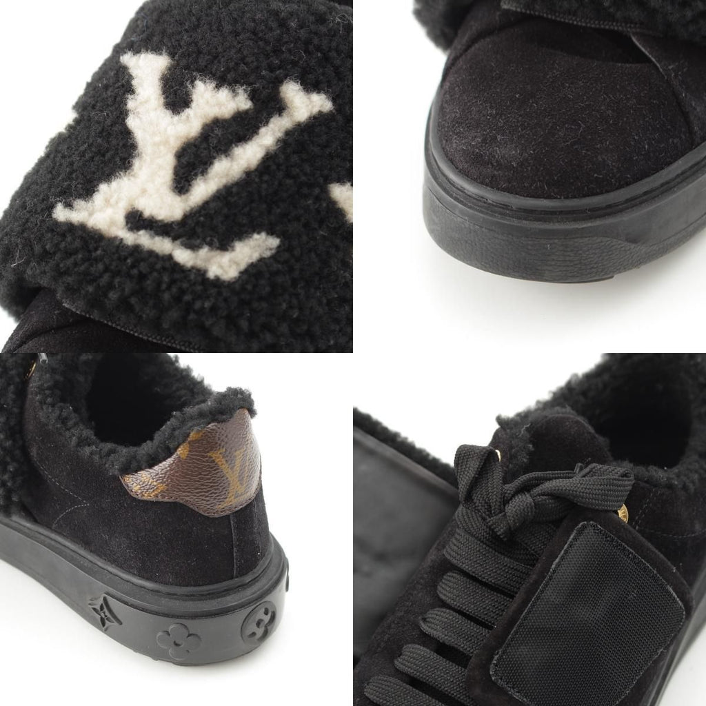 Louis Vuitton Boa Logo Low Cut Sneakers Black — view 8