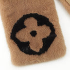 Louis Vuitton Mink Echarpe Playgram Scarf Brown — view 8