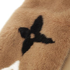 Louis Vuitton Mink Echarpe Playgram Scarf Brown — view 7
