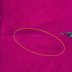 Chanel Scarf Mademoiselle Silk Purple Sheer Large — view 7