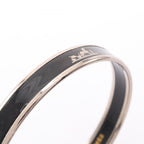 Hermes Bangle Enamel PM Carre Stainless Steel Bracelet — view 5