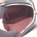 Chanel Backpack Quilted Black Caviar Leather Mini Chain — view 3