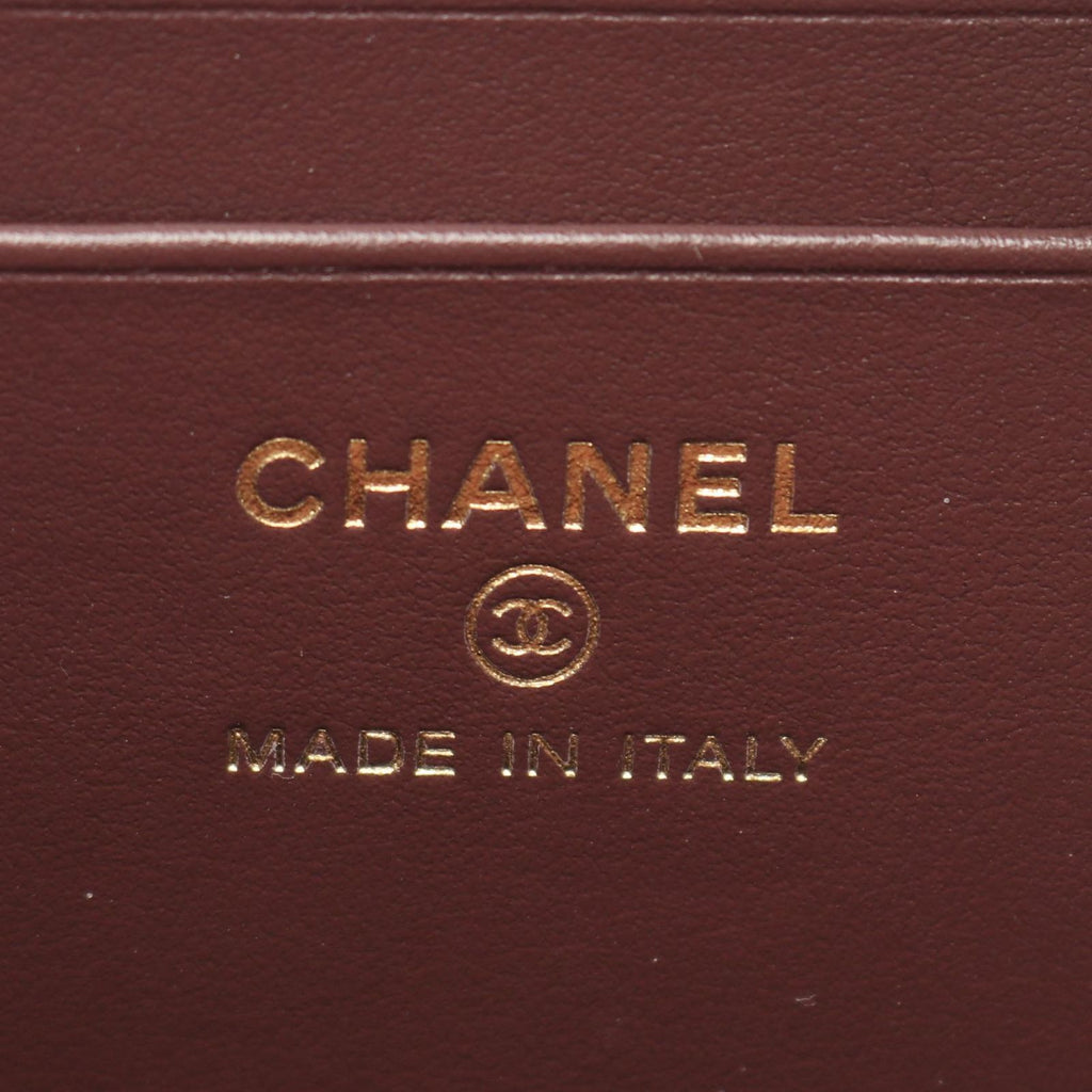 Chanel Backpack Quilted Black Caviar Leather Mini Chain — view 4