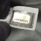 Chanel Shoulder Bag Quilted Frill Gray Lambskin — view 5