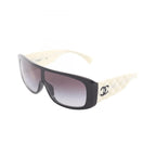 Chanel Sunglasses Quilted Gradient Lens Shield Eyewear — view 2