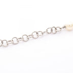 Chanel Necklace CC Logo Stainless Steel Pearl — view 7