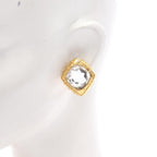 Chanel Earrings Quilted Gold — view 4