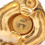 Chanel Earrings Quilted Gold — view 3
