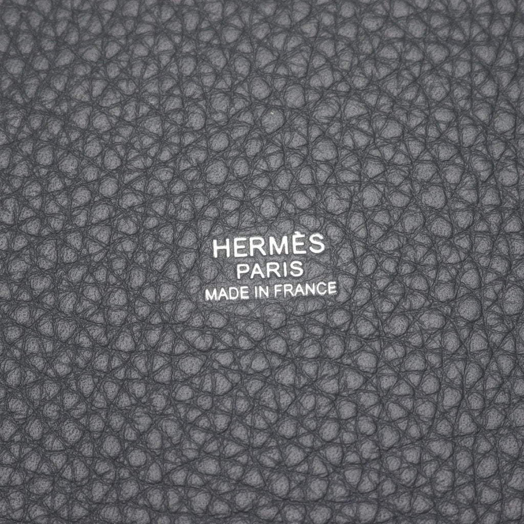 Hermes Handbag Picotin Lock PM Ardoise Leather — view 4