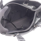 Chanel Tote Paris Biarritz PM Black Canvas Leather PM — view 3