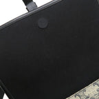 Celine Small Folco Messenger Triomphe Canvas & Ka Shoulder Bag — view 4