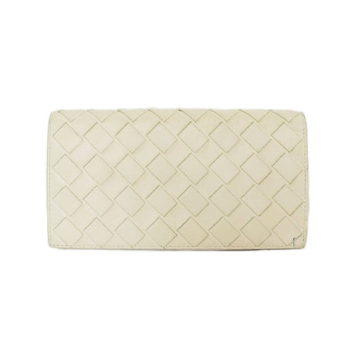 Bottega Veneta Intrecciato Bifold Wallet Leather White