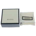 Gucci GG Logo All Over Pattern Ghost Chain Necklace Silver — view 6