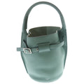 Celine Big Bucket Bag Light Green Leather Silver