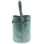 Celine Big Bucket Bag Light Green Leather Silver — view 3