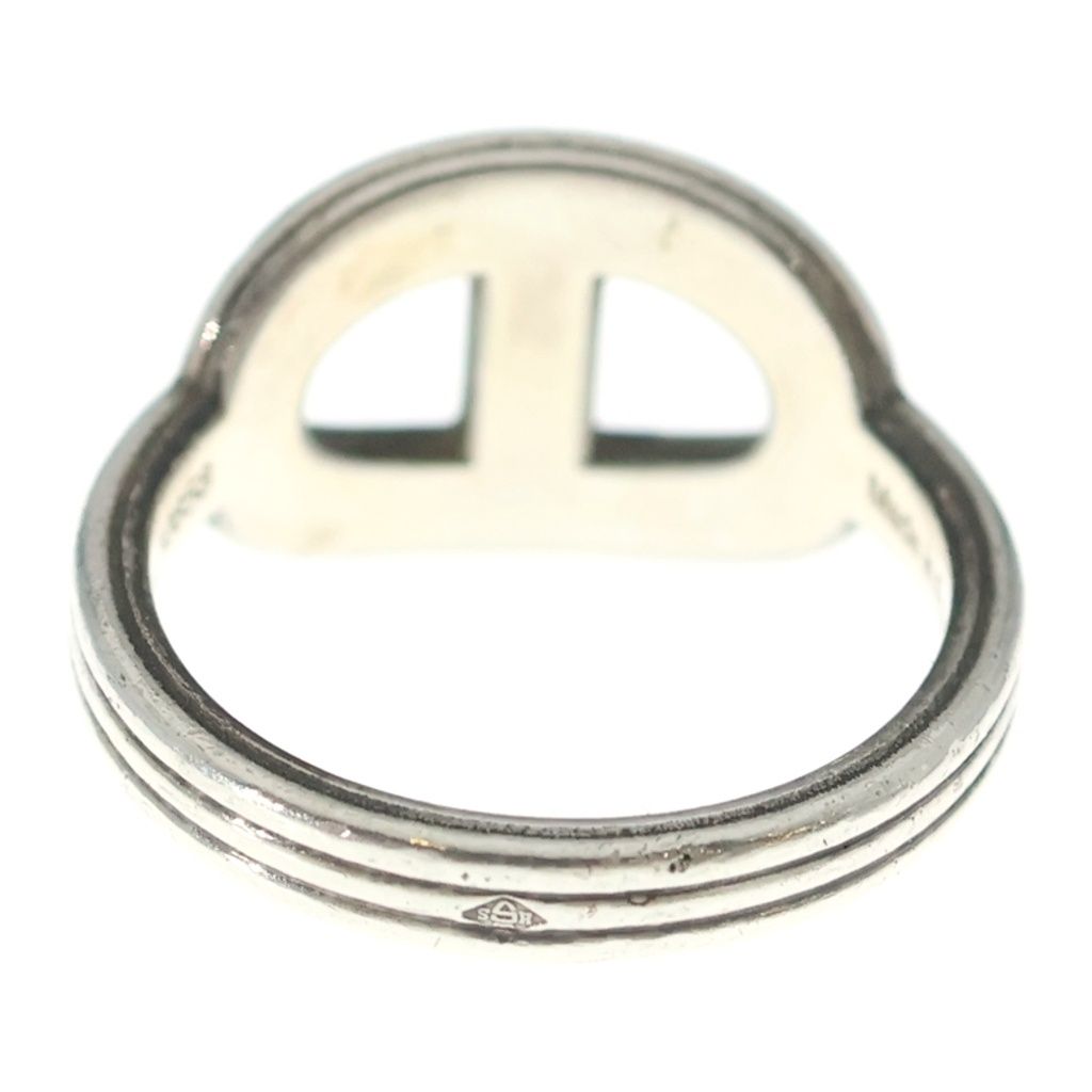 Hermes Chaine D'ancre Ring 49 Silver