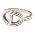 Hermes Chaine D'ancre Ring 49 Silver