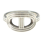 Hermes Chaine D'ancre Ring 49 Silver