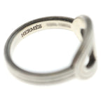 Hermes Chaine D'ancre Ring 49 Silver