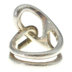 Hermes Chaine D'ancre Punk Ring 51 Silver — view 2