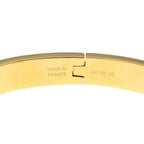 Hermes Mini Click Kelly Enamel Bracelet Gold Pink — view 5