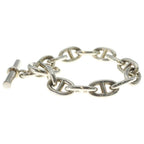 Hermes Chaine D'ancre TGM Chain Bracelet Silver — view 4