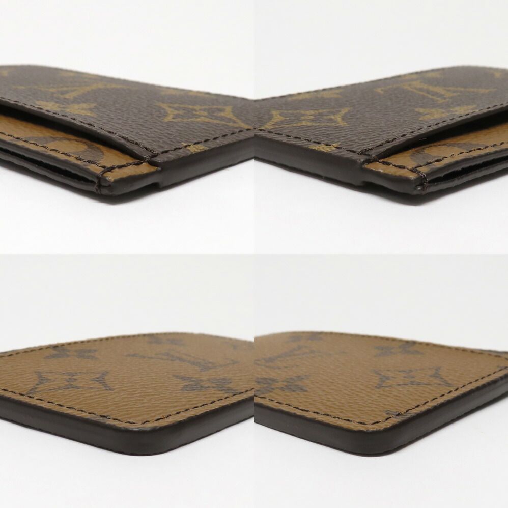 Louis Vuitton Card Case Holder Sample Monogram Reverse Brown — view 8