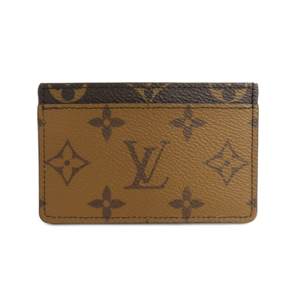 Louis Vuitton Card Case Holder Sample Monogram Reverse Brown