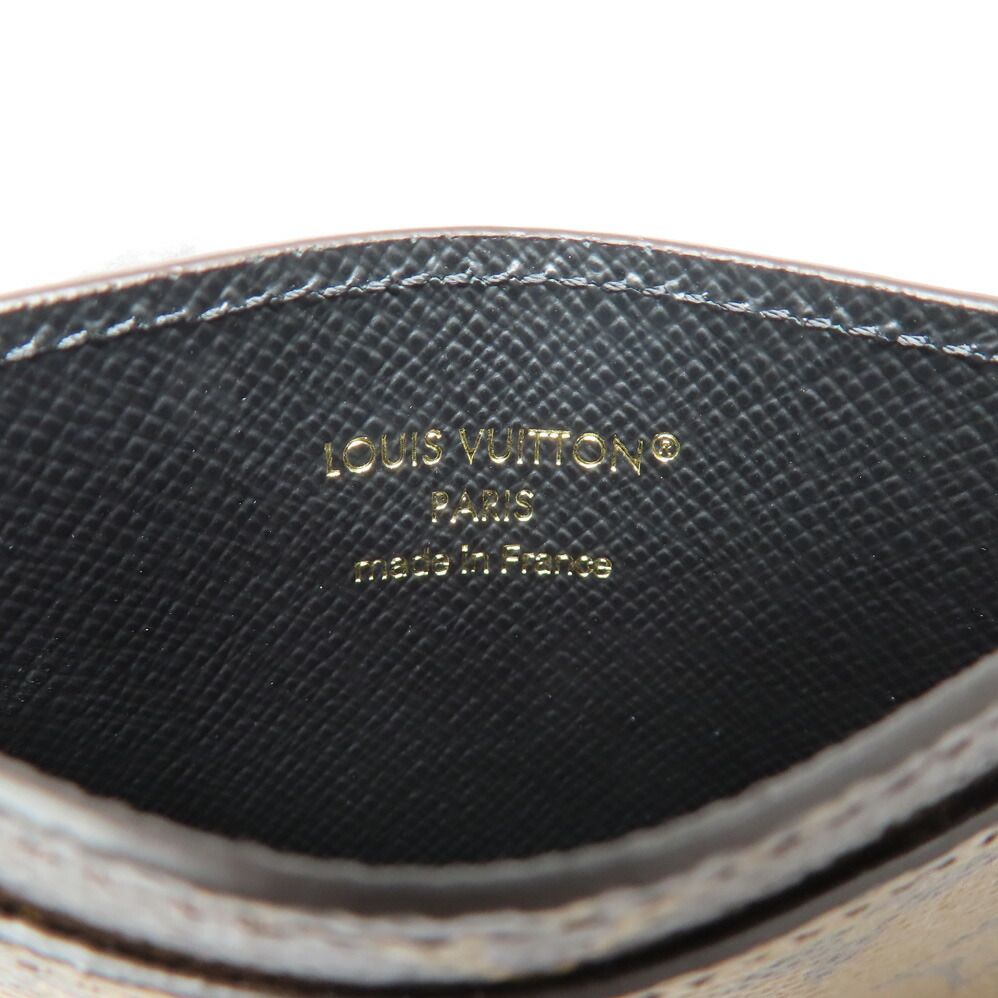 Louis Vuitton Card Case Holder Sample Monogram Reverse Brown — view 7