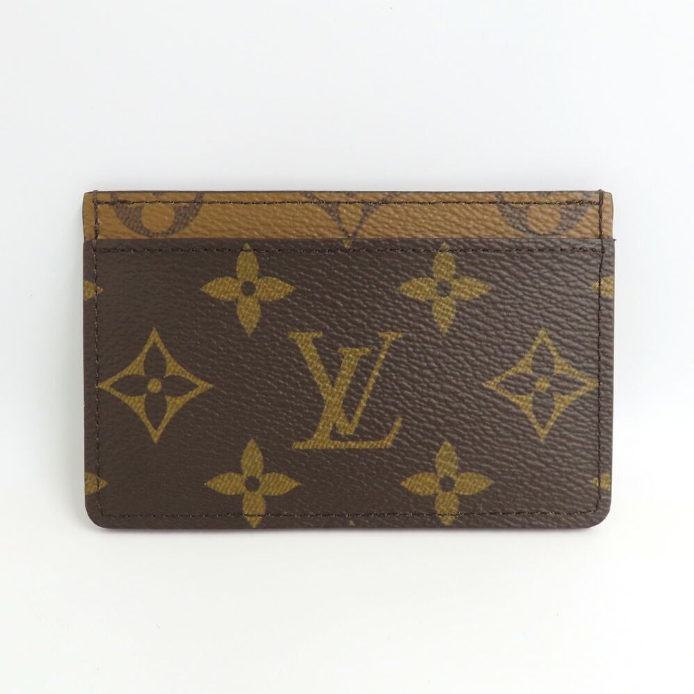 Louis Vuitton Card Case Holder Sample Monogram Reverse Brown — view 2