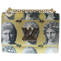Louis Vuitton Fornasetti Collection Monogram Twist MM Shoulder Bag Chain Yellow