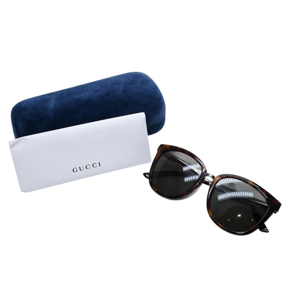 Gucci Sunglasses Green Silver Eyewear