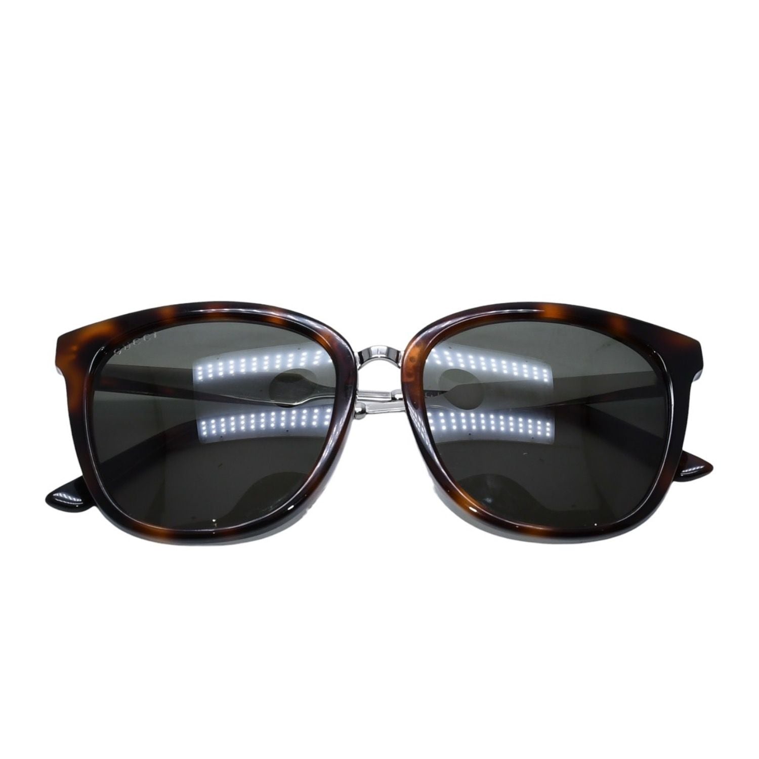 Gucci Sunglasses Green Silver Eyewear — view 2