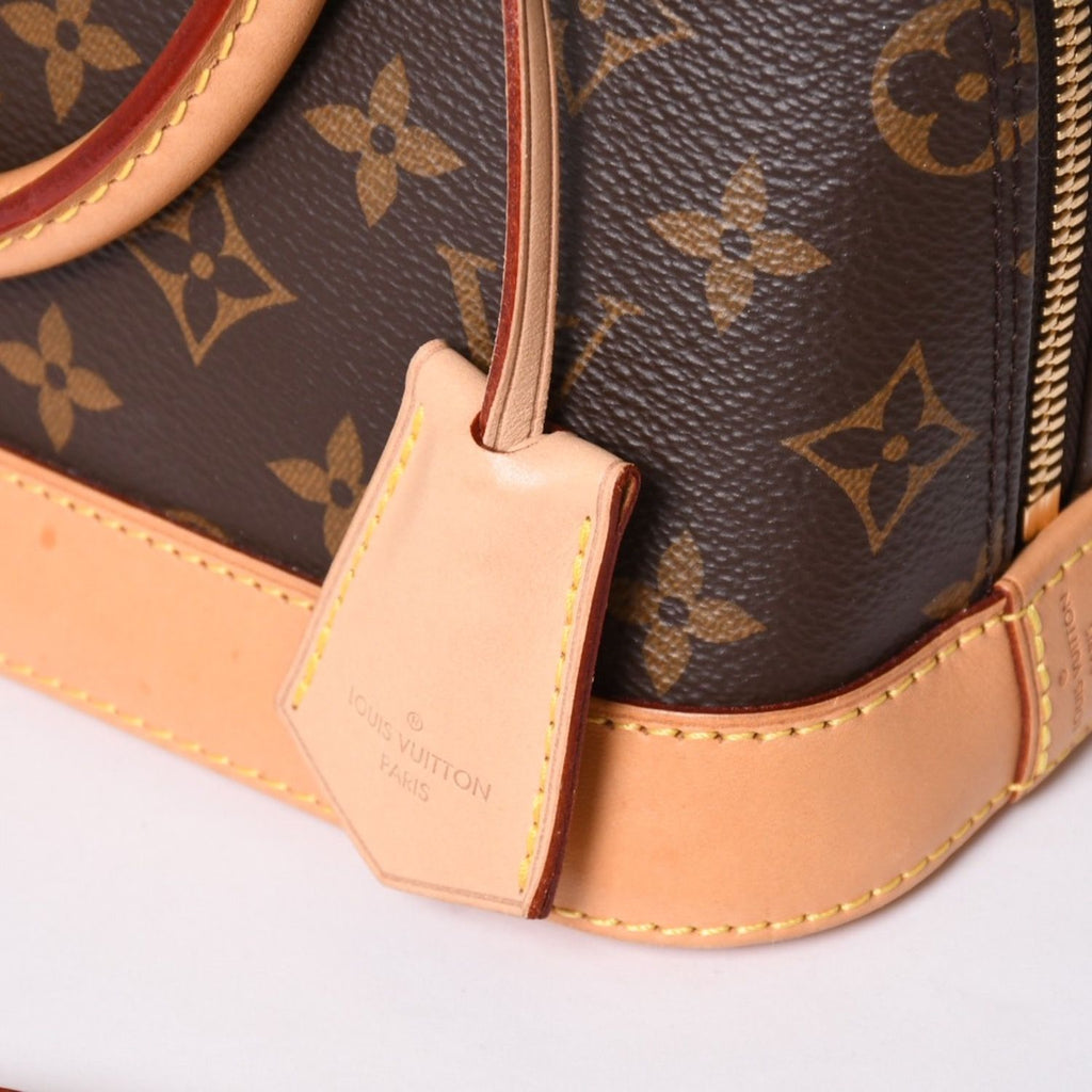 Louis Vuitton Monogram Alma BB Handbag Shoulder Gold — view 5