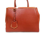 Fendi Toujour Shoulder Bag Leather Light Red Gold