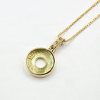 Celine Ruby Diamond Yellow Gold Necklace 42 cm — view 2
