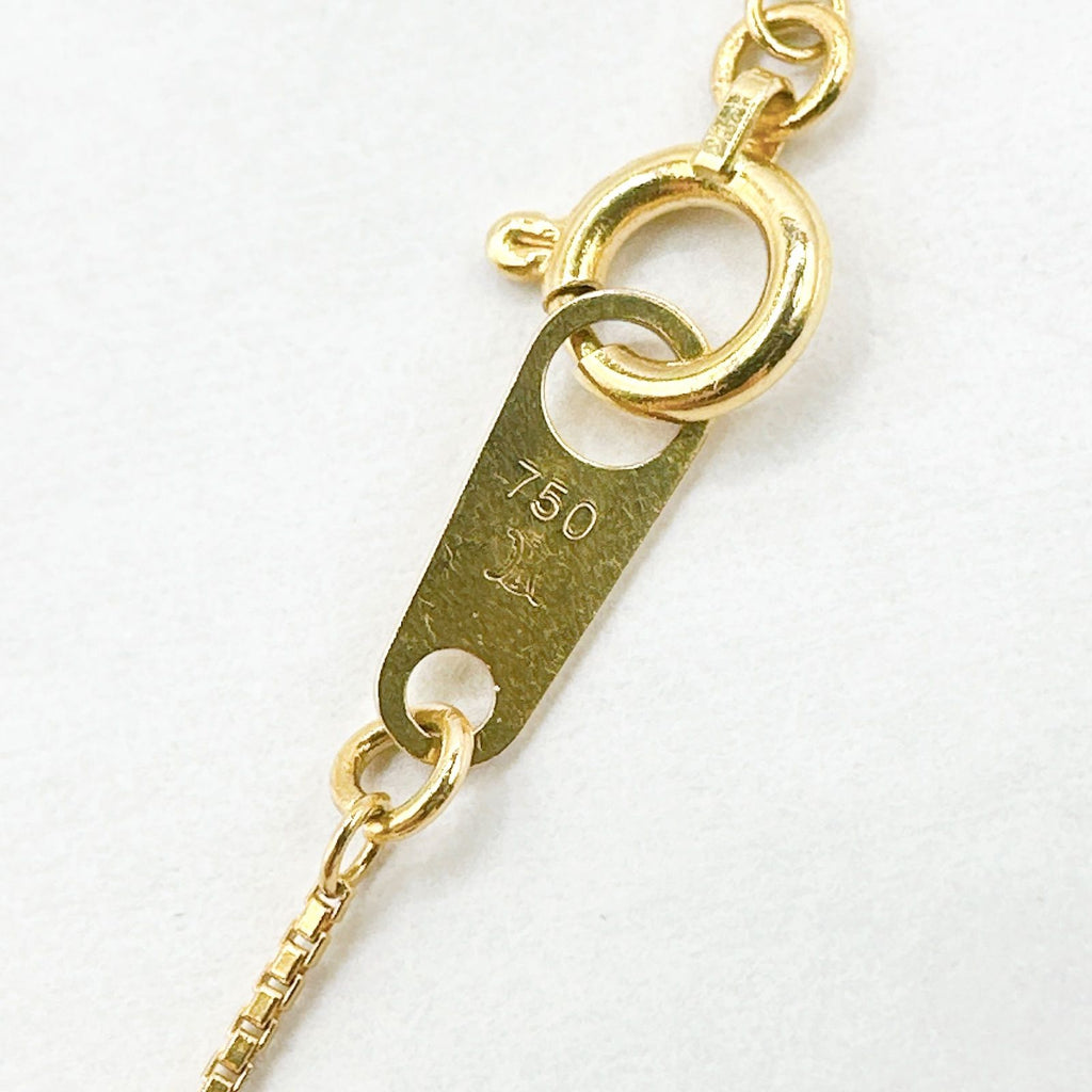 Celine Ruby Diamond Yellow Gold Necklace 42 cm — view 4